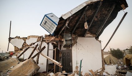 مناطق زلزله زده غرب کشور + تصاویر