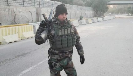 جندي في الحشد الشعبي من محافظة السماوة 