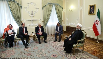تصاویر/ دیدار وزیر خارجه انگلیس با روحانی