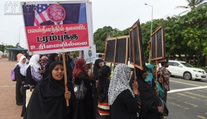 اعتراضات گسترده مسلمانان سریلانکا و شیلی نسبت به اعلام پایتخت جدید رژیم صهیونیستی