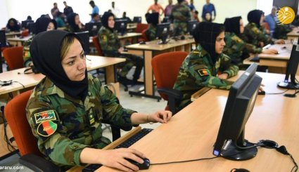  آموزش نظامی زنان افغان در هند