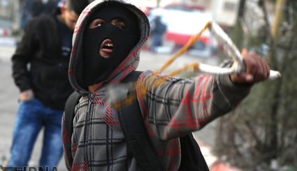 تصاویری از درگیری های شدید بین نظامیان صهیونیست و شهروندان فلسطینی