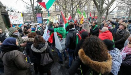 تظاهرات ضد اسرائیلی در پاریس