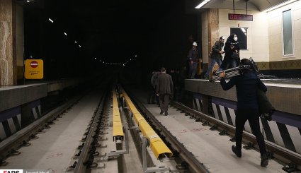 بازدید شهردار تهران از خطوط 6 و 7مترو تهران
