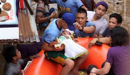 ۴۳کشته و ده‌ها مفقود در طوفان فیلیپین