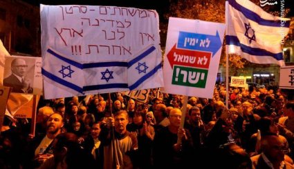 ادامه اعتراضات علیه فساد نتانیاهو
