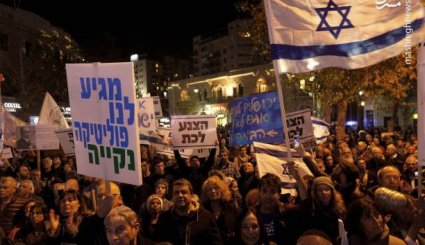 ادامه اعتراضات علیه فساد نتانیاهو