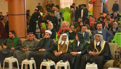 حفلة جماهيرية لتعبير عن الامتنان والشكر لتضحيات الحشد الشعبي في محافظة نينوى 