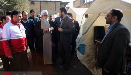 تصاویر/ بازدید رییس قوه قضاییه از مناطق زلزله زده کرمانشاه
