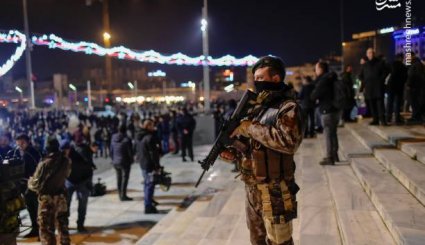 فضای امنیتی استانبول در شبهای کریسمس