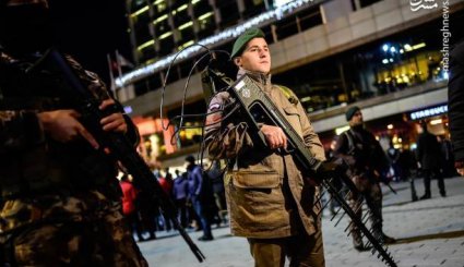 فضای امنیتی استانبول در شبهای کریسمس