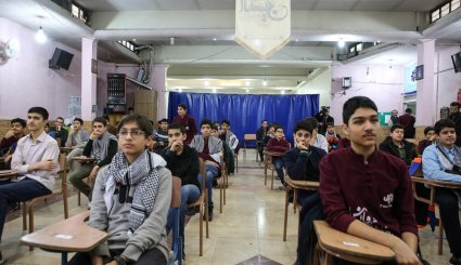 نمایشگاه دانش آموزی انتفاضه فلسطین
