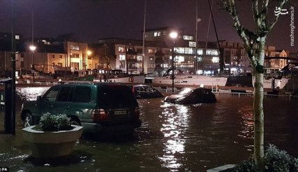 خسارات طوفان شدید در انگلیس
