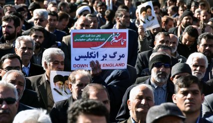 تظاهرات الشعب الايراني لإدانة اعمال الشغب في مختلف المدن الايرانية