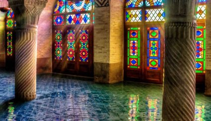مسجد نصير الملك في مدينة شيراز،ايران