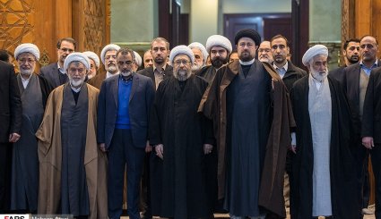 تجدید میثاق رئیس قوه قضاییه با آرمان‌های امام راحل + تصاویر