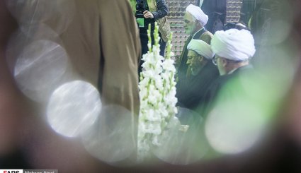 تجدید میثاق رئیس قوه قضاییه با آرمان‌های امام راحل + تصاویر