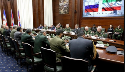 لقاءات وزير الدفاع الايراني على هامش مؤتمر موسكو الامني الدولي السابع