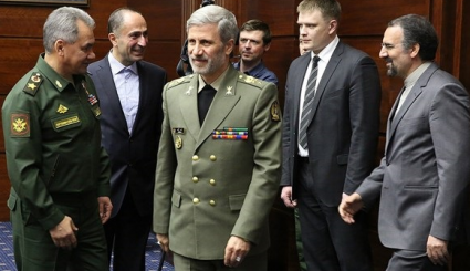 لقاءات وزير الدفاع الايراني على هامش مؤتمر موسكو الامني الدولي السابع