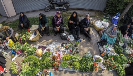 سوق الاحد في مدينة خمام بمحافظة كيلان شمال ايران