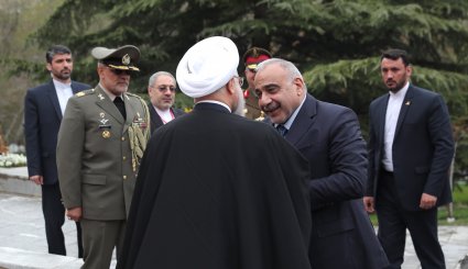 وصول رئيس الوزراء العراقي الى طهران