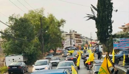 انطلاق مسيرات مؤيدة للسيد نصرالله في لبنان
