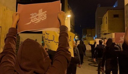 تصاویری از تظاهرات مردمی در بحرین