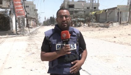 فيديو خاص من وسط المخيم الجديد في النصيرات بعد القصف الإسرائيلي