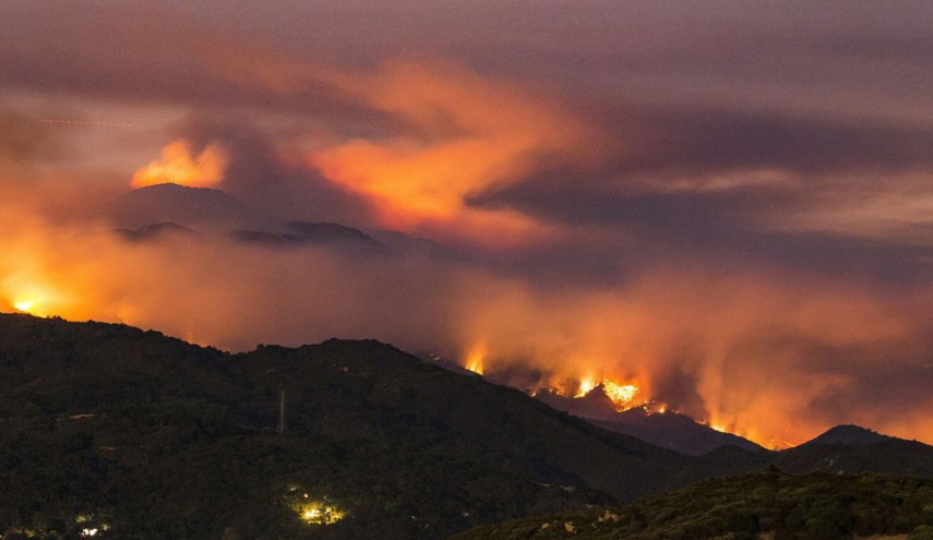 آتش سوزی گسترده در کالیفرنیا‎
