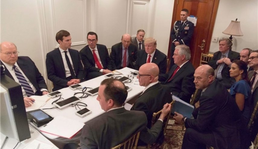 نشست توجیهی ترامپ با کابینه امنیت ملی خود درباره ایران، سوریه و عراق