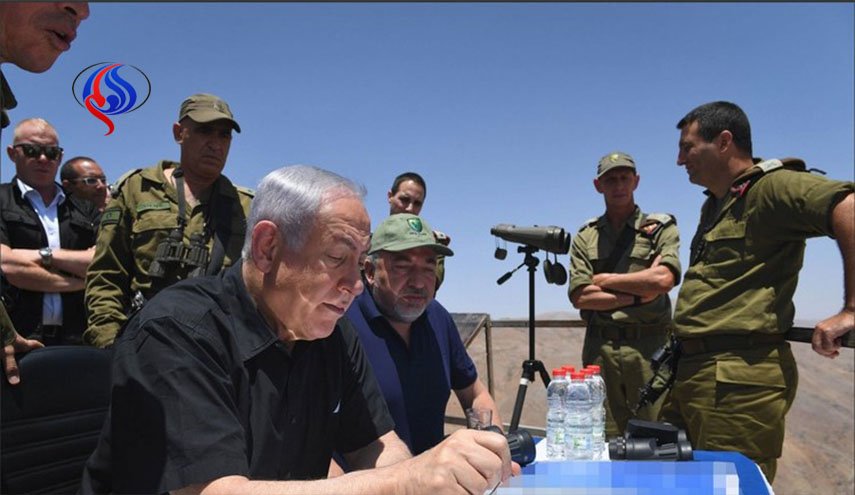 گشت و گذار نتانیاهو در منطقه اشغالی جولان