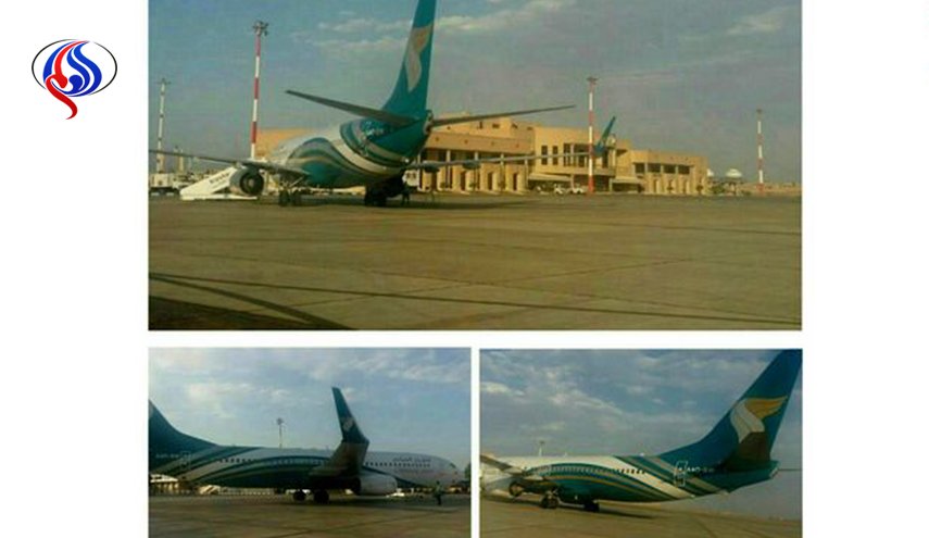 فرود اضطراری هواپیمای عمان در یزد + عکس