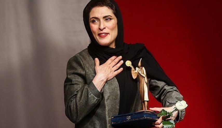 بهناز جعفری از خبرنگاران دلجویی کرد 