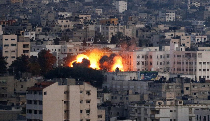 بمباران رژیم صهیونیستی در غزه پنج مجروح به جا گذاشت
