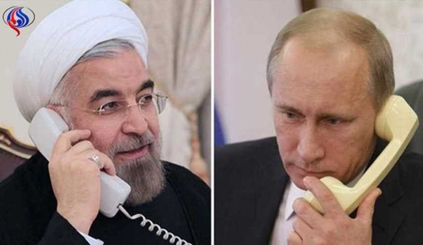 گفت و گوی تلفنی پوتین و روحانی /تاکید  روحانی برلزوم نقش آفرینی مثبت روسیه در تحکیم برجام