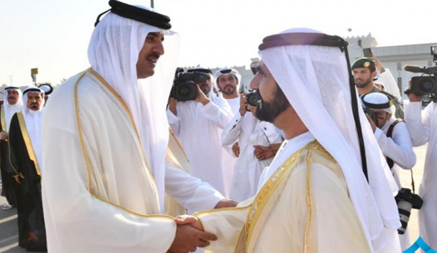 عذرخواهی حاکم دبی از امیر قطر؟