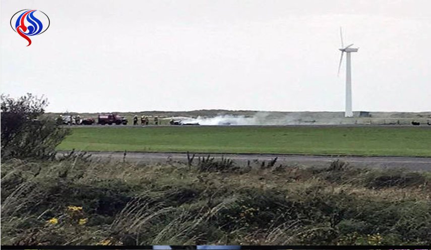 اسپوتنیک: یک فروند هواپیما در فرودگاه ویلز انگلیس سقوط کرد