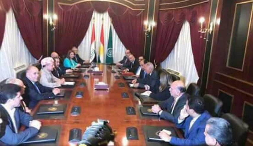 بارزانی درخواست دبیرکل اتحادیه عرب درباره همه پرسی را رد کرد