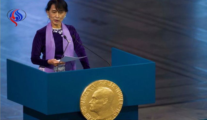 مشاور ارشد حاکم میانمار شایستۀ جایزۀ صلح نوبل نیست 