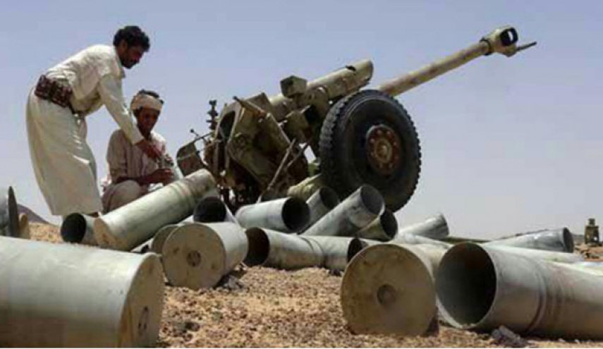 حملات موشکی و توپخانه‌ای ارتش یمن به مزدوران متجاوز

