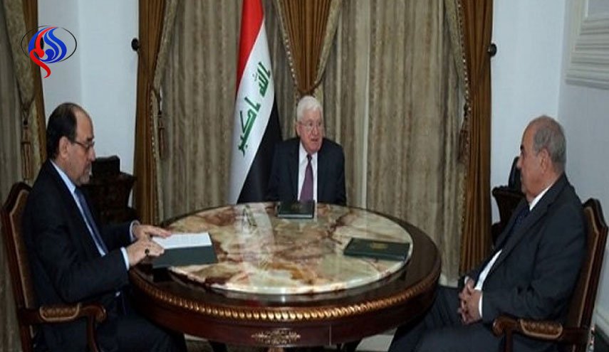 نشست رئیس جمهور عراق با مالکی و علاوی درباره همه پرسی