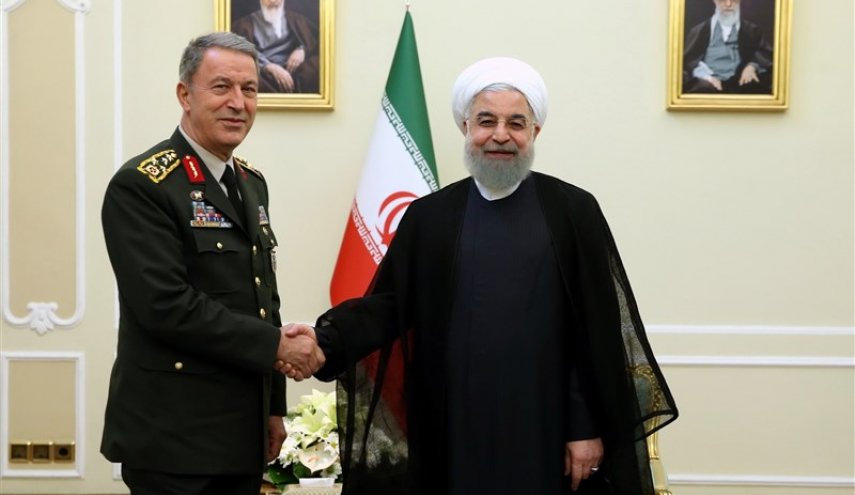 Iran’s Rouhani, Turkey’s top General stress confronting common threats
