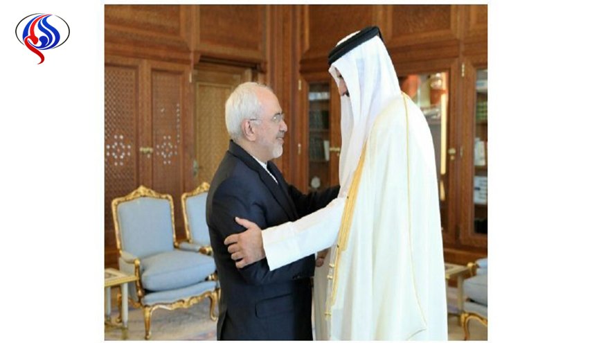 ظریف با امیر قطر دیدار کرد 