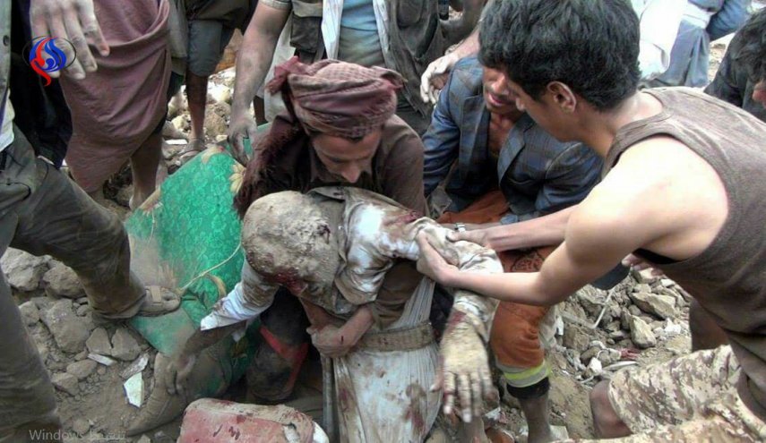 إستشهاد وإصابة 9 يمنيين بغارات طيران العدوان السعودي