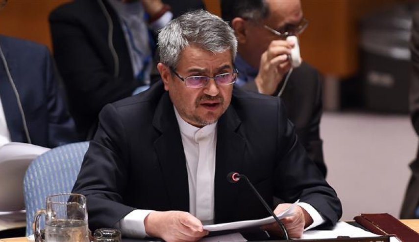 خوشرو يطلب تسجيل بيان ايران حول تصريحات ترامب كوثيقة لمجلس الامن