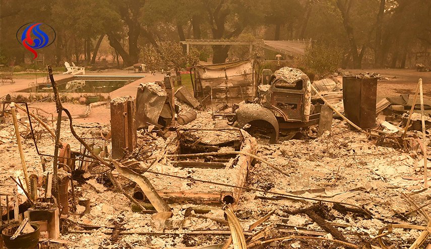 ارتفاع حصيلة الحرائق الاسوأ بتاريخ كاليفورنيا الى 33 قتيلا