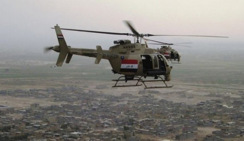 ورود بالگردهای نظامی عراق به کرکوک
