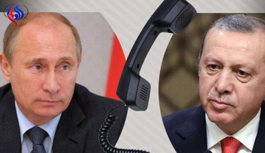 بوتين وأردوغان يبحثان الأزمة السورية