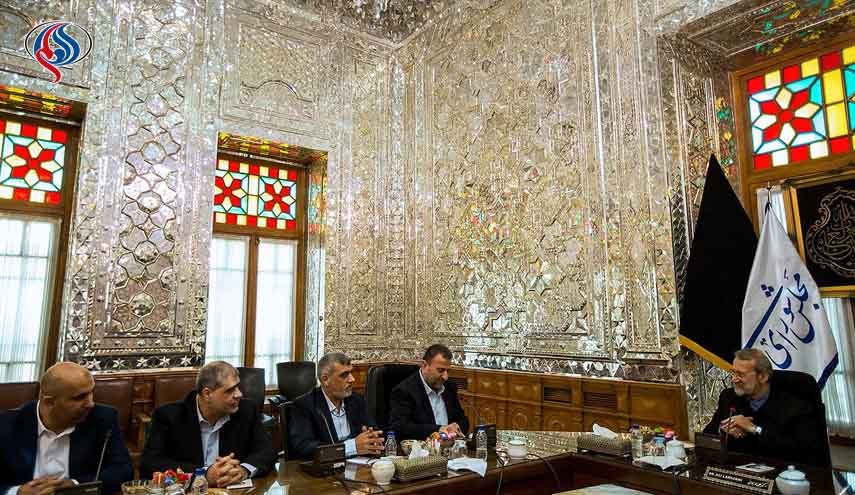 لاريجاني يستقبل نائب رئيس المكتب السياسي لحماس