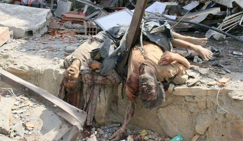 تجاوز جنگنده های سعودی به منطقه عطان یمن